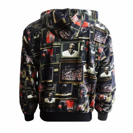 Men's Air Jordan Brooklyn Fleece Printed Pullover Hoodie - HV0552-010