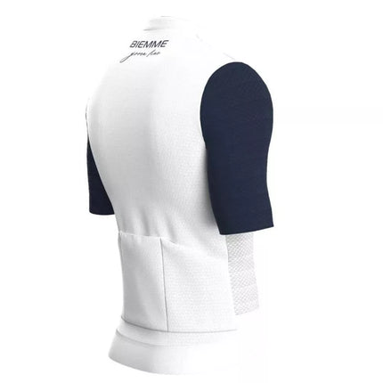 Biemme NATURE marškinėliai balti ir tamsiai mėlyni 3XL