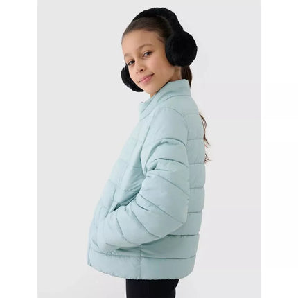 Girls' down jacket with synthetic filling 4F 4FJWSS25TDJAF515-47S