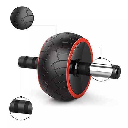 Wozinsky WKDC-17 Ab Wheel with Mat - Black