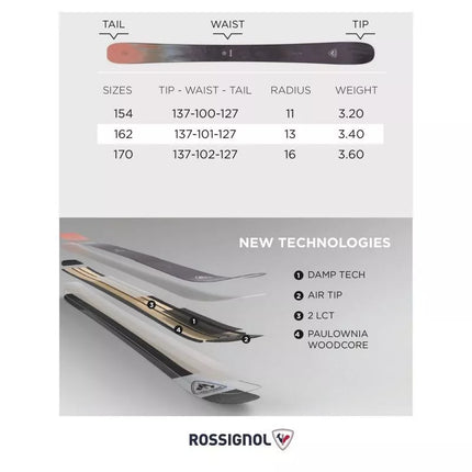 ROSSIGNOL RALLYBIRD 102 OPEN skis