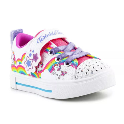 Skechers S-Lights Girls Twinkle Sparks Jumpin Clouds Jr 314809N-WMLT batai