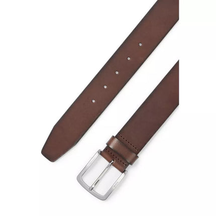 Boss Informal Jor-V_Sz40 men's belt made of genuine leather with a metal buckle