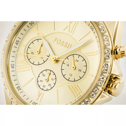 FOSSIL Modern Courier Chronograph BQ3378 Women's Watch + BOX