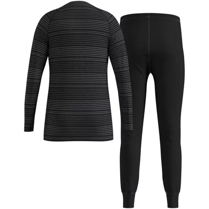 Odlo ilgas ACTIVE WARM ECO SET vaikiškas apatinių komplektas, dydis 164cm, juoda-pilka