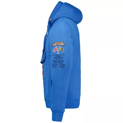 Geographical Norway Gymclass EO DB 100 M džemperis WU6582H/GNO – Royal Blue