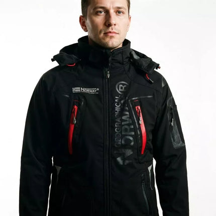 Geographical Norway Techno Softshell M WU6068-GN-BLACK striukė