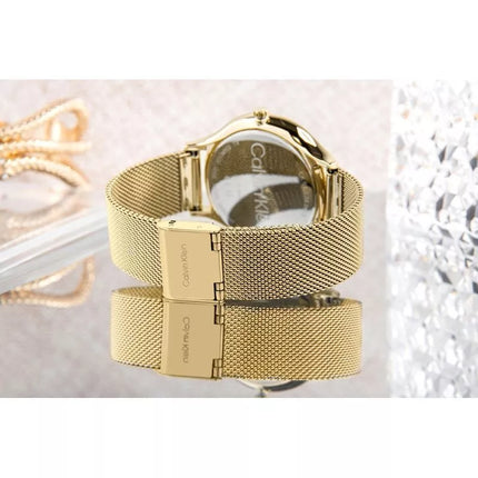 CALVIN KLEIN Nesenstantis tinklinis laikrodis moterims 25200003 + Dėžutė