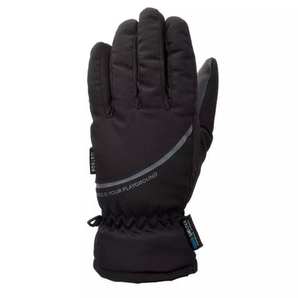 Meteor Hiemis XXS juodos žieminės pirštinės