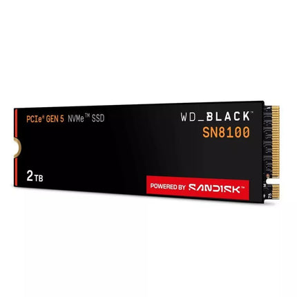 SSD WD Black SN8100 be radiatoriaus 2TB WDS200T1X0M