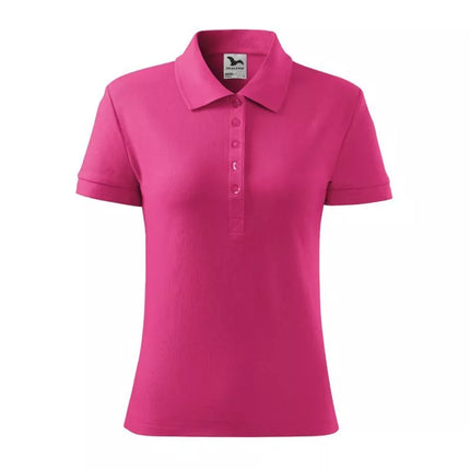 Malfini Cotton W MLI-21340 Polo marškinėliai Violetinė Raudona