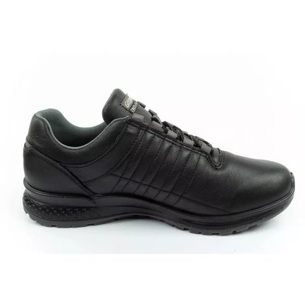 Grisport men's Nero avon leather sports shoes black comfortable lightweight
