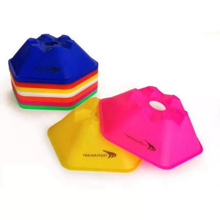 Šešiakampės grybų salelės Daugiafunkcinės 10 vnt. Yakimasport 100277