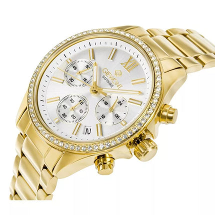 Giewont Sapphire Gold Silver Women's Watch GW3670-B2