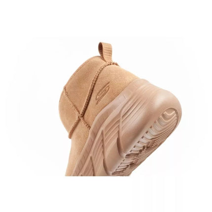 Skechers moteriški žieminiai odiniai aulinukai su pašiltinimu, rudi