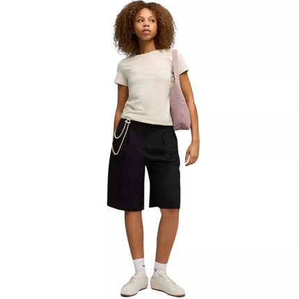 Puma ESS Script Tee moteriški marškinėliai smėlio 691760 87