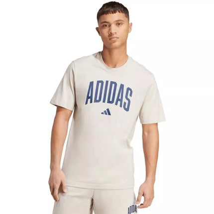 Vyriški adidas Collegiate Lineage marškinėliai, smėlio spalvos JM6415
