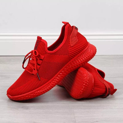 NEWS M EVE266B red textile sports shoes