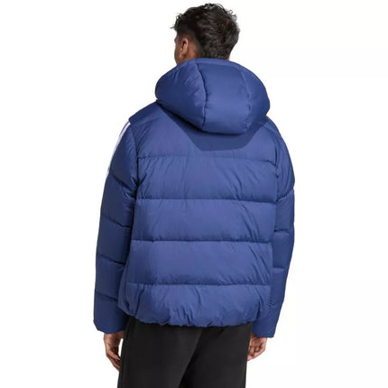 Men's adidas Ess 3S PD HD J jacket navy blue JX7799