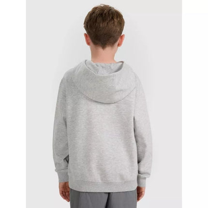 Boy's sweatshirt with hood, open, 4F 4FJWMM00TSWSM1860-25M