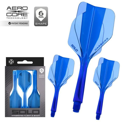 Shaft + feather Harrows Solo - blue