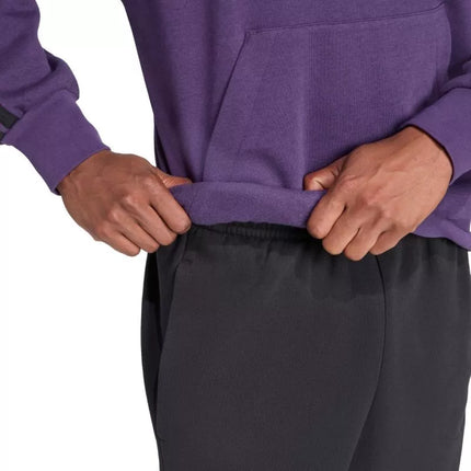 Vyriškas adidas Essentials 3-Stripes Polarinis Džemperis Violetinė JX0740