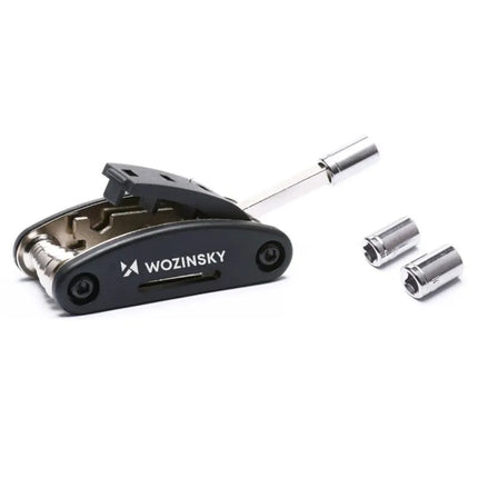 Wozinsky WWZ-01N 16-in-1 Multifunctional Bicycle Repair Tool Set - Black