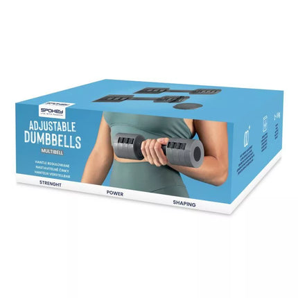 Reguliuojami hanteliai 2x 2,5 kg Spokey Multibell SPK-944195