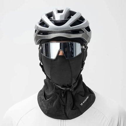 Wozinsky WKM-01B kaukė-balaklava motociklams ir dviračiams - juoda