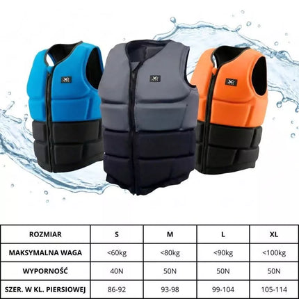 NEOPRENO SUP LIEMENĖ XQMAX RL MĖLYNA/JUODA