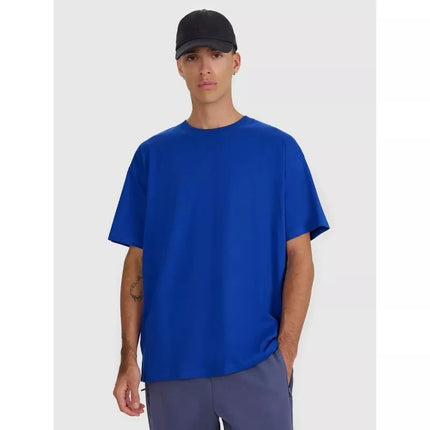 Vyriški oversize marškinėliai su spauda 4F 4FWAW25TTSHM2403-36S