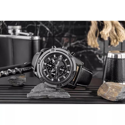 Men's Watch Skmei 9156SIBK + BOX