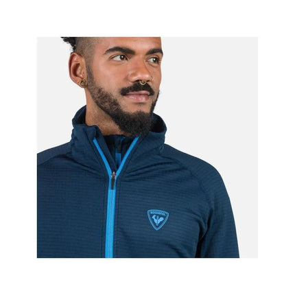 Rossignol Blackside Fleece Fz Navy Blue Sweatshirt