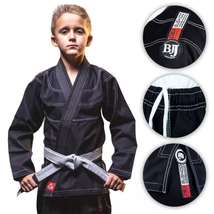 BJJ Kimono / GI for Kids Black + FREE Belt - X-SERIES M0