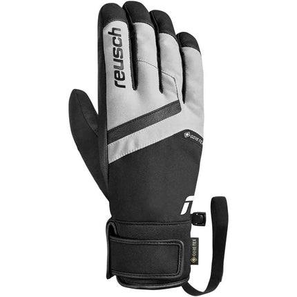 Reusch Booster GORE-TEX pirštinės, dydis 8,5, juodos ir pilkos