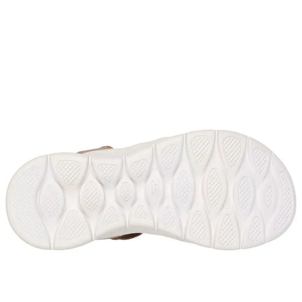 Moterų basutės Skechers GO WALK FLEX SANDAL EMMA 141473 TAN