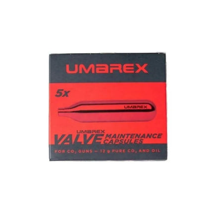 Umarex CO2 kapsulės 5 vnt. 12 g konservavimui ir valymui