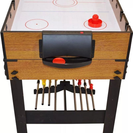 3-in-1 WOODEN TABLE FOR FOOTBALL, BILLIARDS, AIR HOOKUP 121x61x81CM