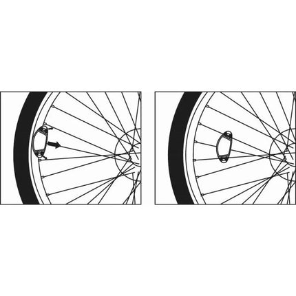 DUNLOP WHEEL SPOKE REFLECTORS 4 PCS