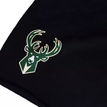 Men's NBA Milwaukee Bucks Giannis Antetokounmpo Basketball Shorts Black - EK2M1BBSN-BCKGA