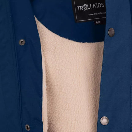Trollkids Kids Gudvangen Jacket waterproof insulated jacket for children navy blue (354-142)