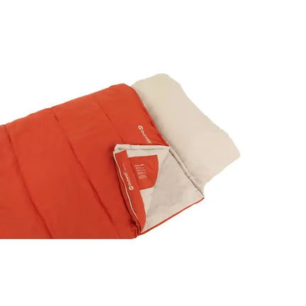 Stačiakampis poliesterinis miegmaišis suaugusiesiems Outwell Contour Lux, raudonas
