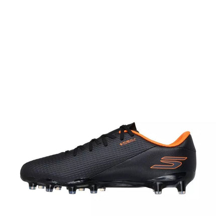 Skechers Academy AG Football Boots Black and Orange 252120 BKOR