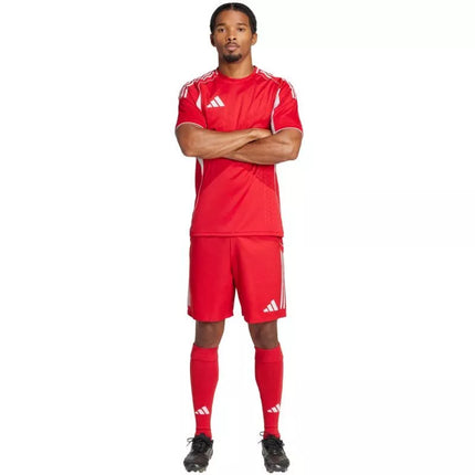 adidas Tiro 25 Varžybų vyriški marškinėliai raudoni JP4734