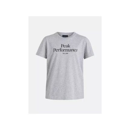Marškinėliai Peak Performance Jr Original Tee pilki