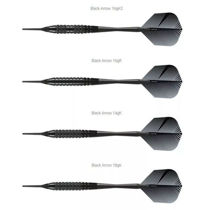 Harrows Black Arrow Softip Darts HS-TNK-000013120