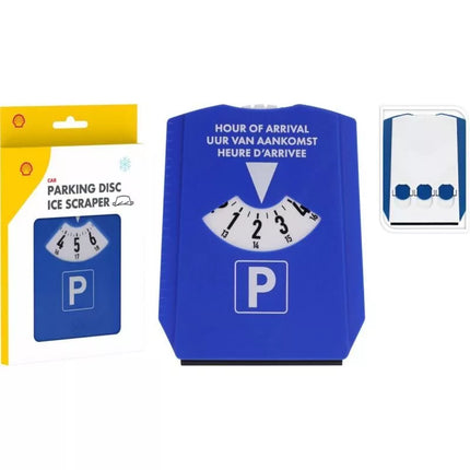 PARKING DISC SCRAPER 2IN1 KORPUSAS