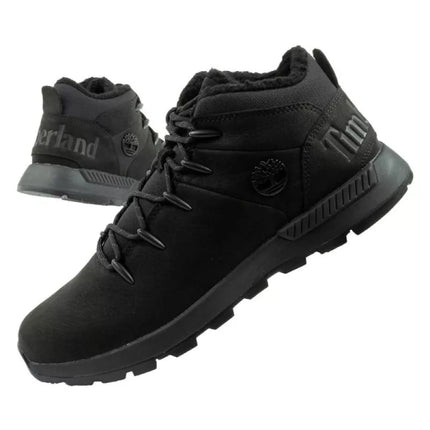 Timberland Men's Sprint Trekker Mid Insulated Hiking Boots, Black