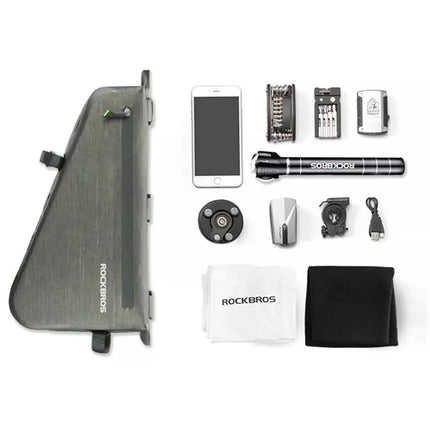 Rockbros AS-017 bicycle frame bag 5 l - dark green