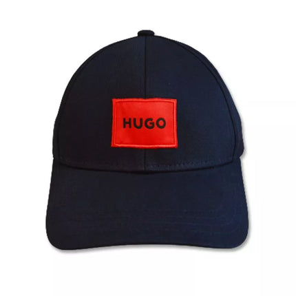 Hugo Boss navy blue cotton baseball cap - 50492745